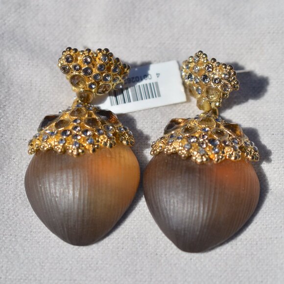 Alexis Bittar | Crystal & Lucite Drop Earrings - Picture 1 of 15